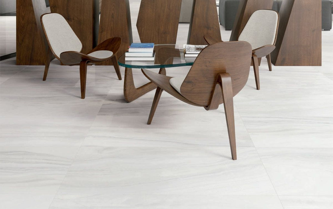 Dolomite White 24"x48" Matte Porcelain Tile