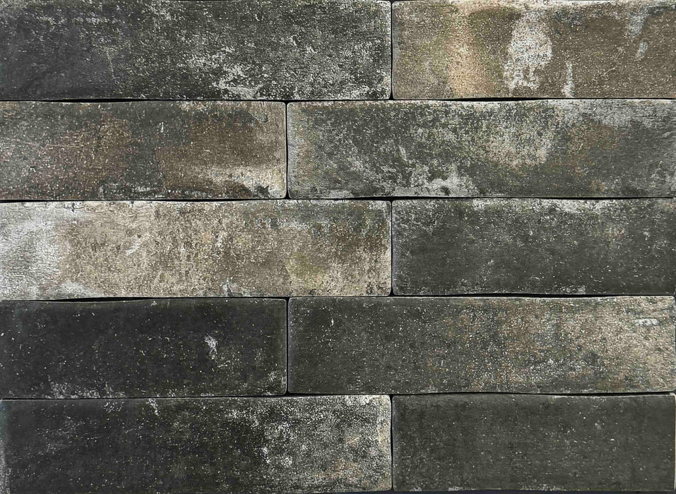 Soho Black - 3"x12" Rustic Subway Tile