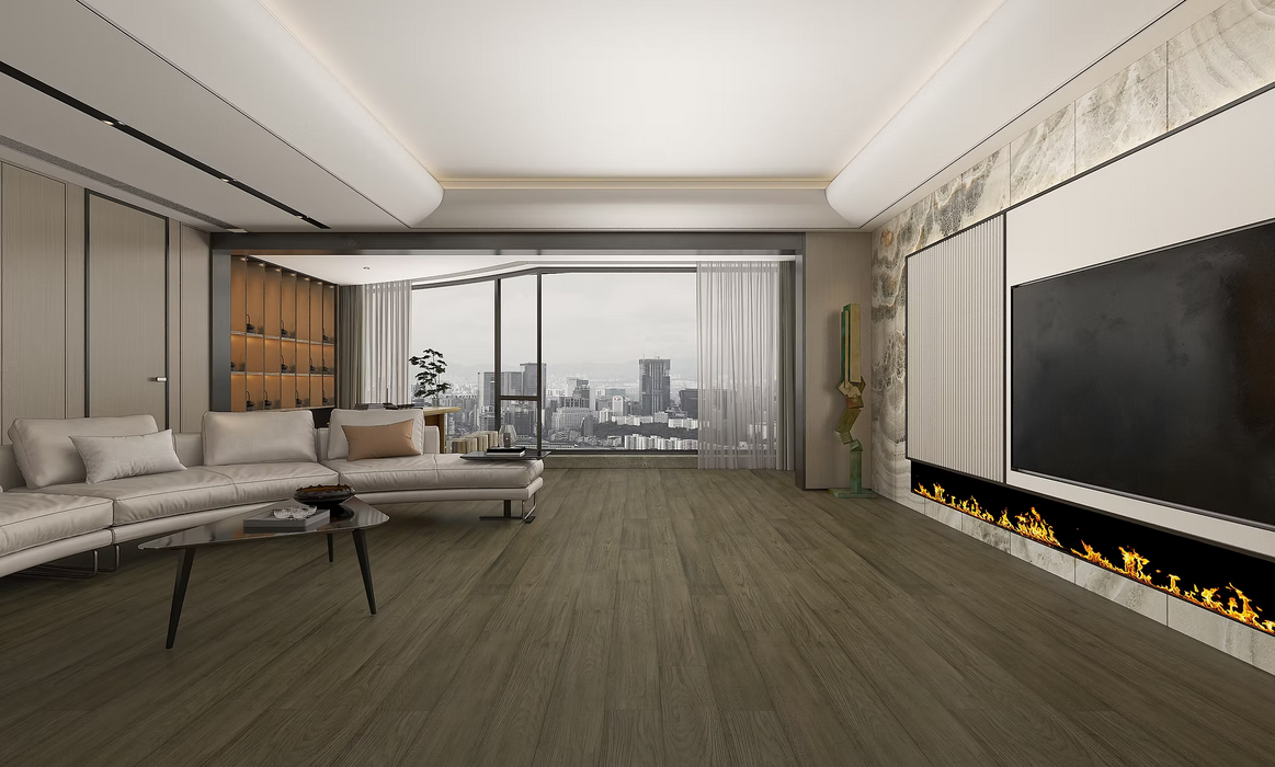 Oak Gey Engineered Hardwood 7-1/2"x 3/4xRL(16" to 74")