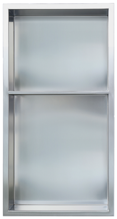 Brushed Niche 12"x24" (With 60/40 Shelf)
