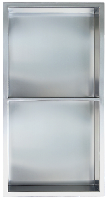 Brushed Niche 12"x24" (With 50/50 Shelf)