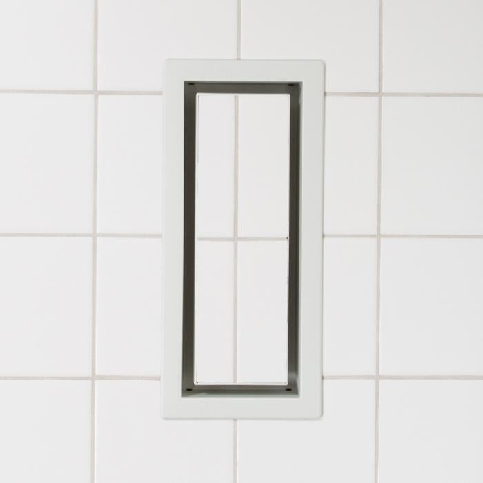Aria 4"x10" Non-Flush Mount - Vent Cover (Cotton White)