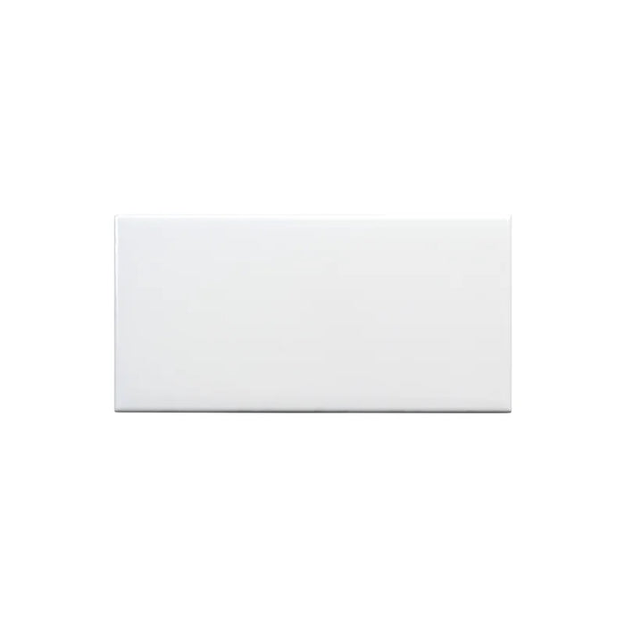 4x8 White Subway Tile (Glossy)