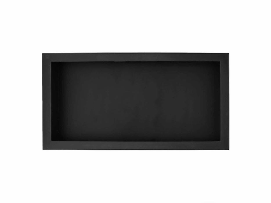 Black Porcelain Niche 12"x24" (Without Shelf)