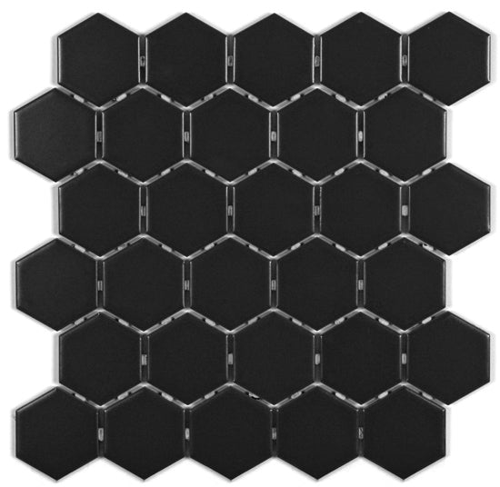 Solid Colours: Hexagon Mosaic - Faiola Tile