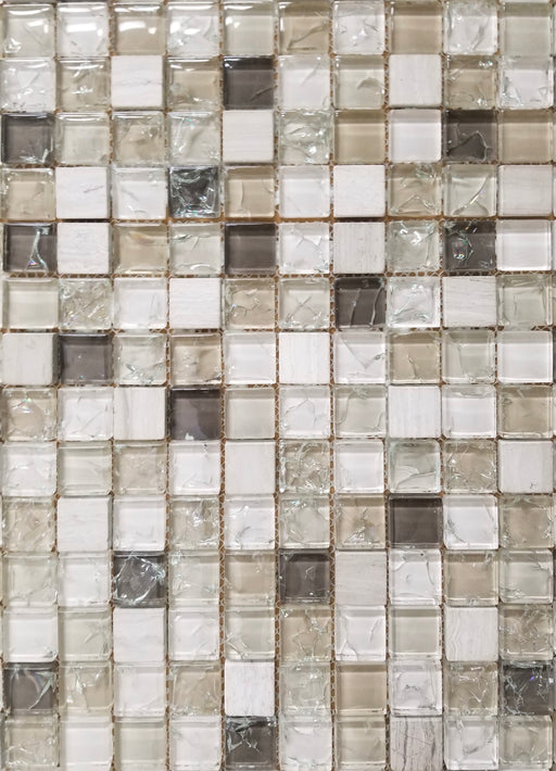 Earth Tone Crackle Glass Mix - FAOQ-2 - Faiola Tile