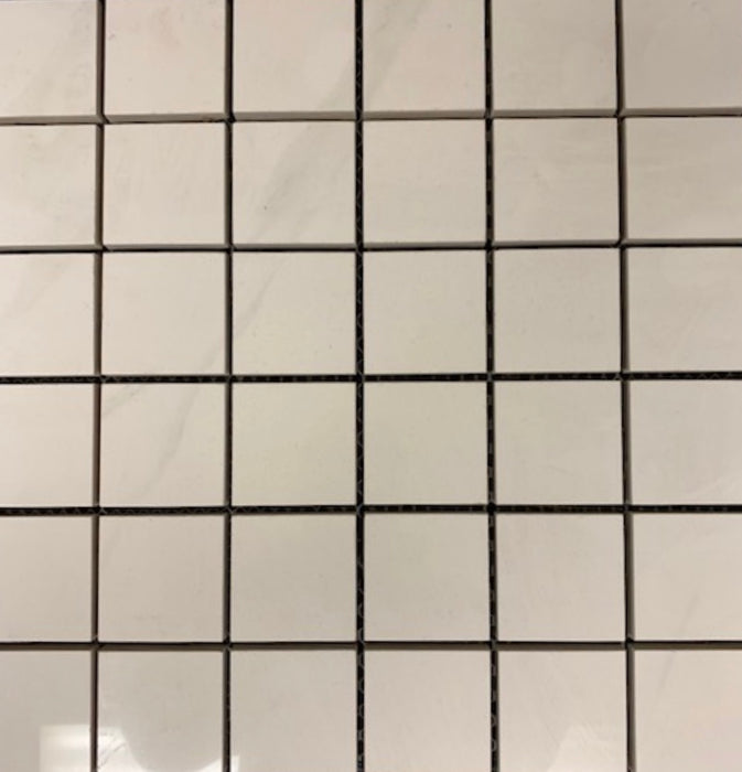 Statuario Porcelain 2"x2" Mosaic - Faiola Tile