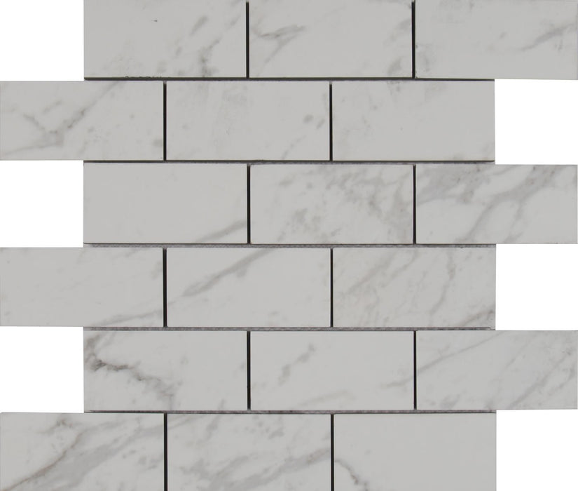 Porcelain Cararra 2x4 Mosaic