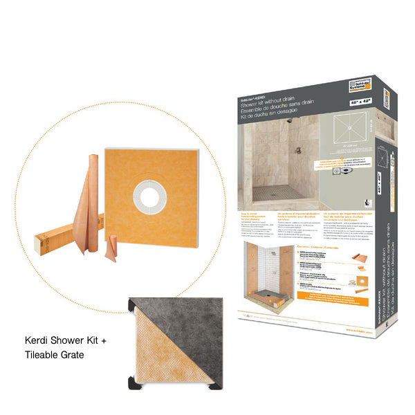 Schluter Kerdi Shower Kit - Faiola Tile