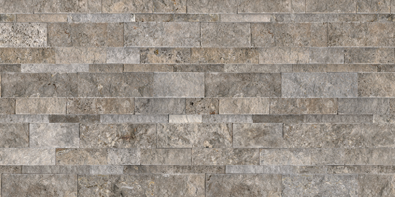 Silver Ash Travertine Honed Cubics 6"x24"