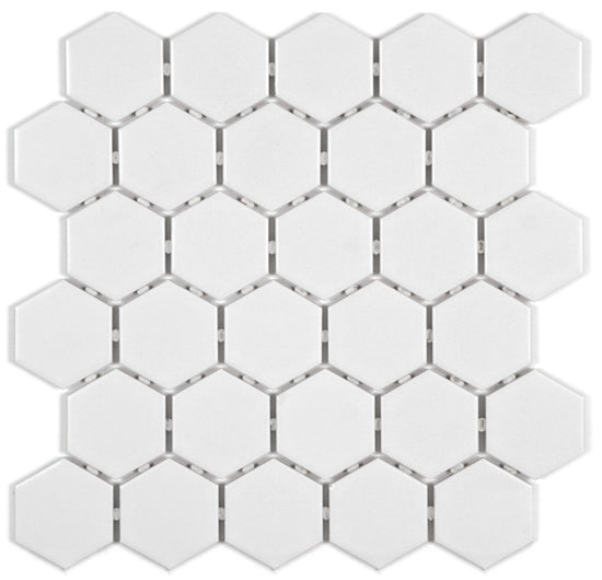 Solid Colours: Hexagon Mosaic - Faiola Tile