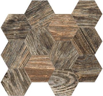 Time Stonewash Hexagon 4" - Faiola Tile