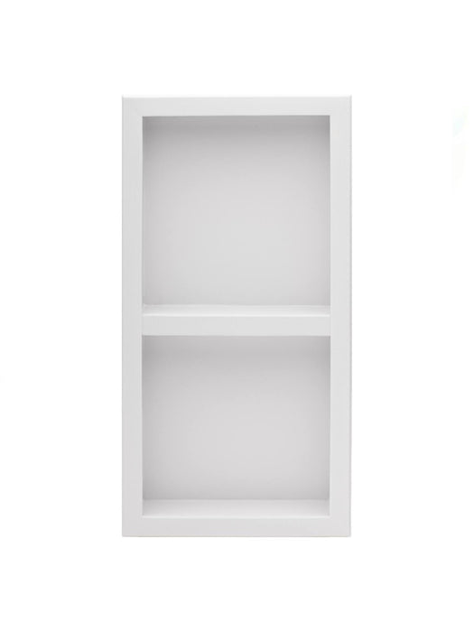 White Porcelain Niche 12"x24" (With 50/50 Shelf)
