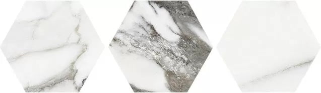 Calacatta Majestic 8"x9" Hexagon