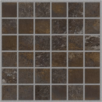 Parfait Demois Mosaic Dark Cashmere 2"x2" - Faiola Tile