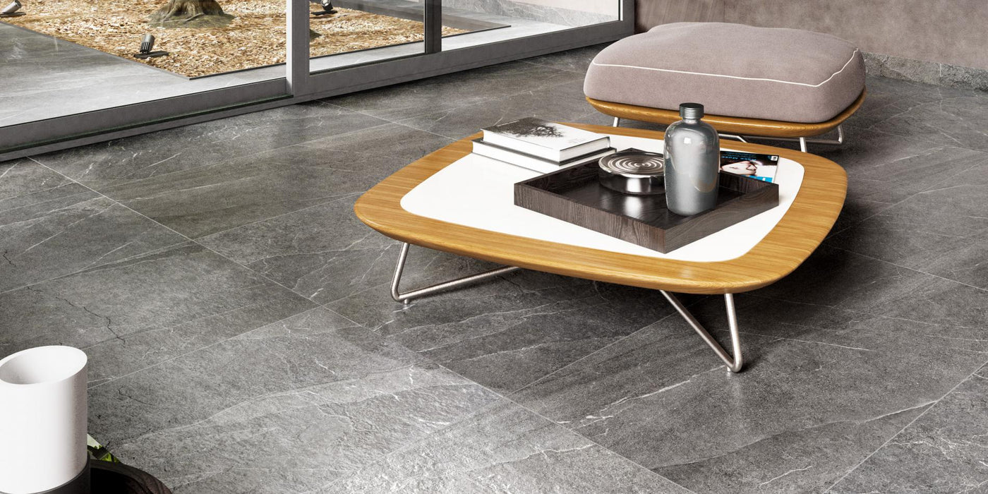Pietra Lavagna Grigio 12"x24" Porcelain Tile
