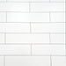 4x16 White Subway Tile - Faiola Tile