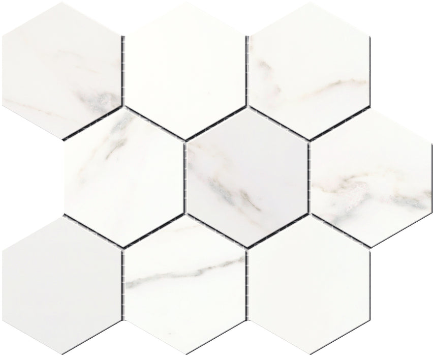 Artico 4" Porcelain Hexagon Mosaic