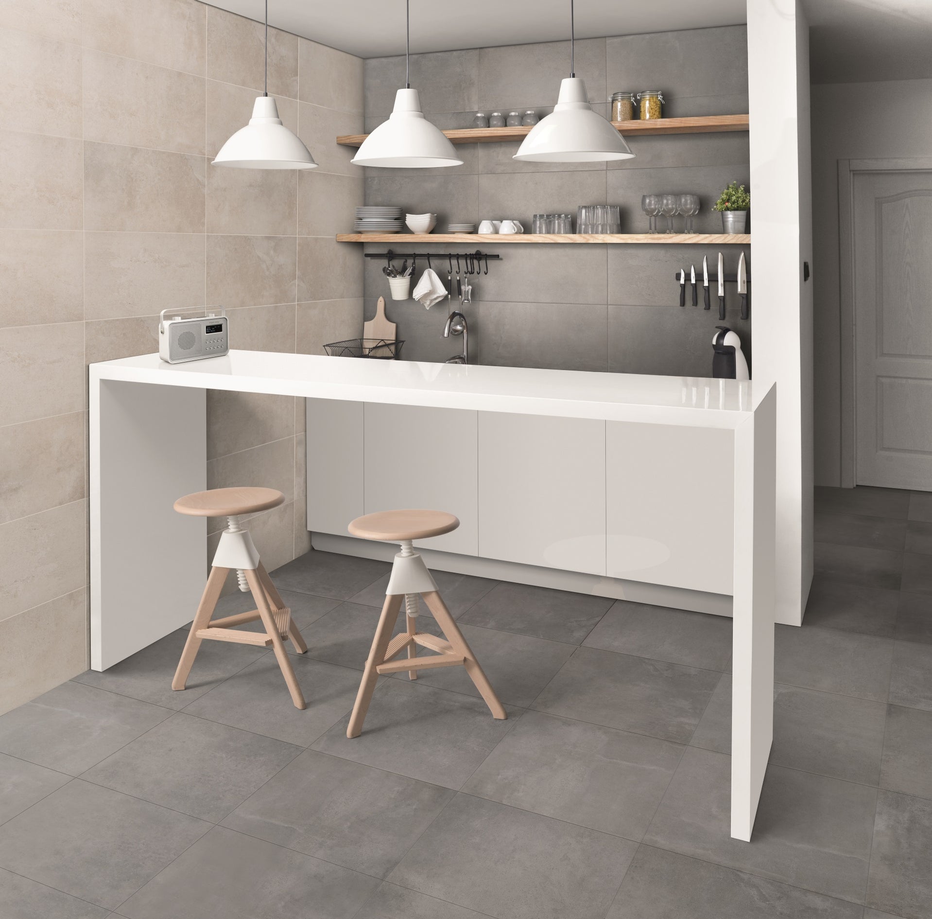 Passionis Spanish Porcelain Tile - Sand, Grey Greige - Smoothe Matte ...