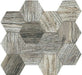 Time Silver Hexagon 4" - Faiola Tile