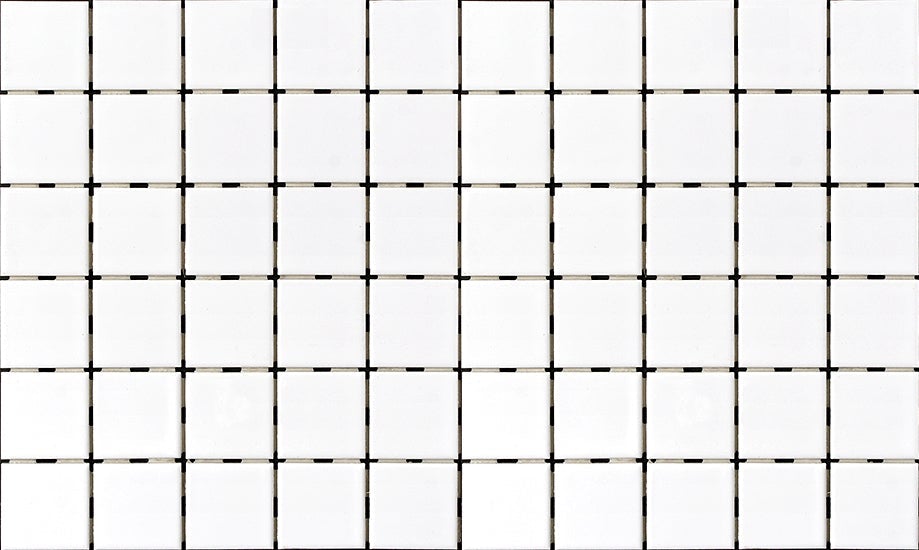 White - Solid Colours 2x2 Mosaic (Glossy)