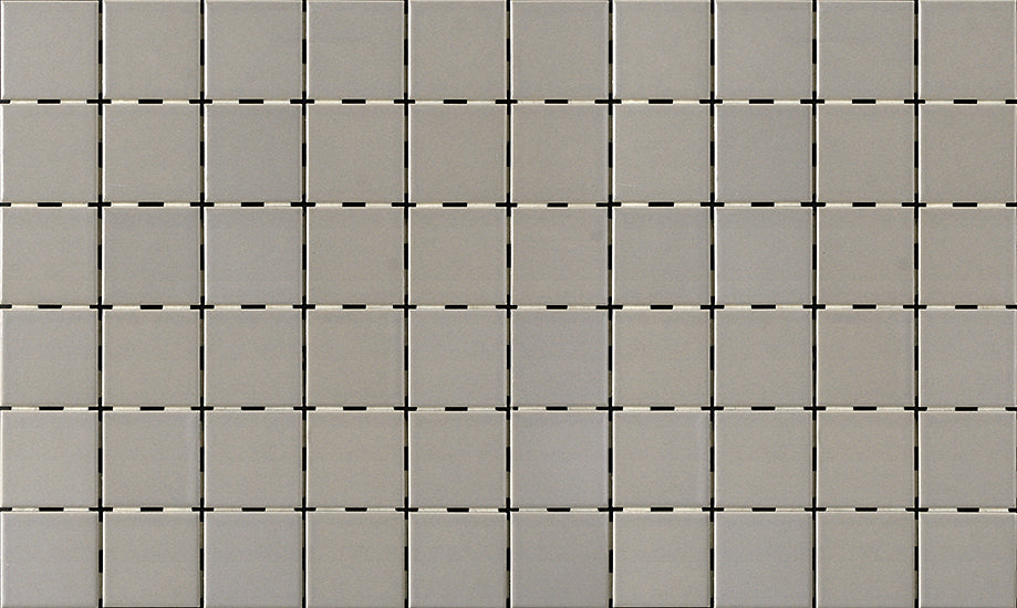 Solid Colours 2x2 Mosaic - White, Grey, Dark Grey, Bone — Faiola Tile