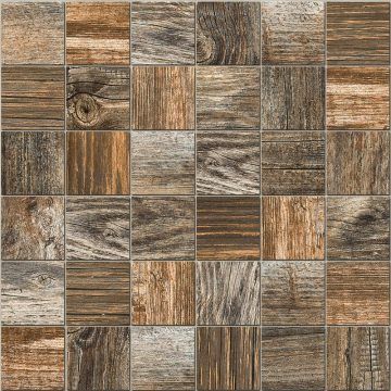 Time Series Stonewash Mosaic - Wood look italian porcelain Tile ...