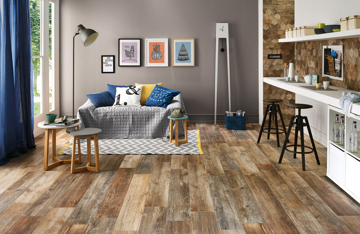 Time Series Stonewash - Wood look italian porcelain Tile - Backsplash ...