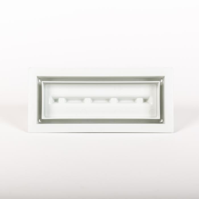 Aria OG 4"x10" Non-Flush Mount - Steel Vent Cover (Cotton White)